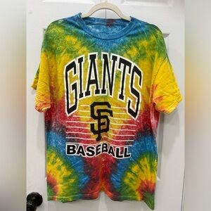 Stitches MLB San Francisco Giants Tie Dye Tshirt size L